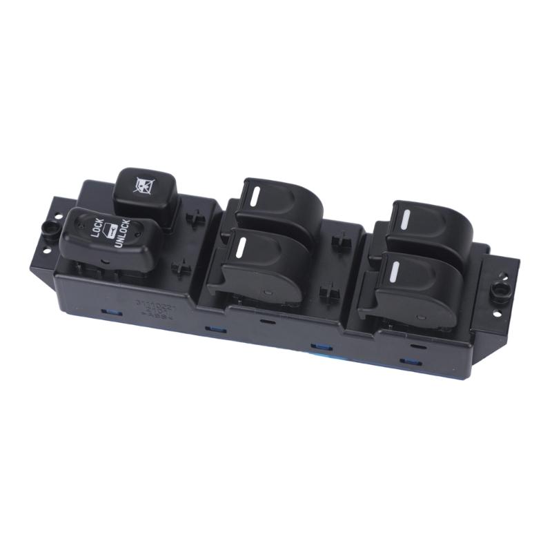 Car Door Glass Button Panel Window Switches for Great Wall Driver Repair, Black ABS Housing, Four Button Layout, Part 3746500-K80-0089 for Daily Car