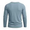 Herbst Winter Herren Fake Two-Piece Langarm Henley T-Shirt Waffel Casual Basisschicht T-Shirts Amerikanischer Stil Oberteile