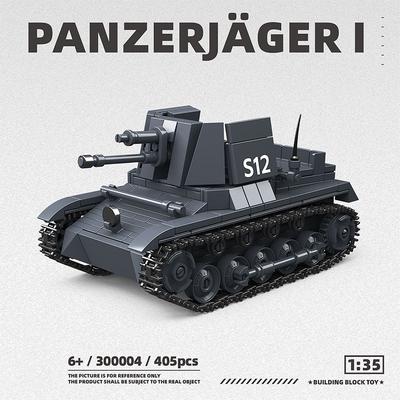 WK II Nr. 1 Kampffahrzeug Baustein Spielset, Kinder Armee Puzzle Zusammengebautes Spielzeug Spielsets gepanzertes Fahrzeug, Handgemachtes DIY Geschenk Präsent