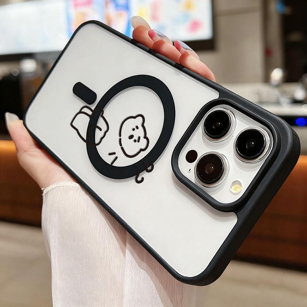 Magnetic Phone Case for iPhone  11 12 17 14 15 Pro Max 15 14 16 Pro13 14 15 16 Shockproof Case Mag-Safe Magnetic Ring Back Cover