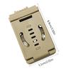 Quick Open Waist Clip K Sheath Clamp Multifunctional Back Clip Universal Utility Belt Clip Modification Accessories