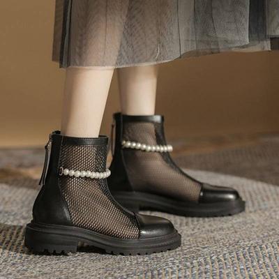 Women's Summer Boots Ladies Luxury Ankle Platform Shoes For Women Trend 2024 Comfortable Outdoor Fashion Trekking Heeled Boots