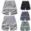 Men's Drawstring Breathable Outdoor Sports Straight Leg Five Point Pants