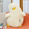Lying flat duck doll easy duck throw pillow small yellow duck doll sleeping leg pillow sofa pillow plush toy