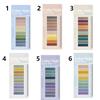 3pack Novelty Sticky Notes Semi-Transparent Paster Sticker Tab Strip  Stationery Office Supplies