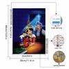 5D Diy Diamond Painting Pinocchio and His Grandfather Full Drill Rhinestones Mosaic Embroidery Handmade Products Home Decor Gift