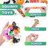 32 Pcs Halloween Random Mochi Squishy Toys, Party Favors Goodie Bags Stuffers for Kids, Stress Relief Halloween Treats Non Candy Classroom Prizes