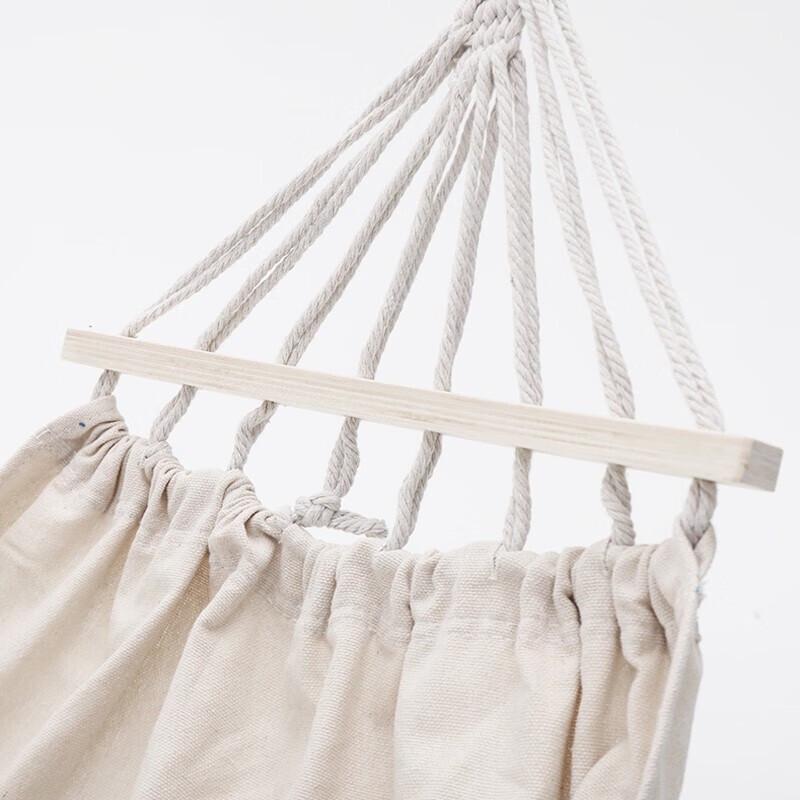 Classic Double Anti-Rollover Canvas Hammock