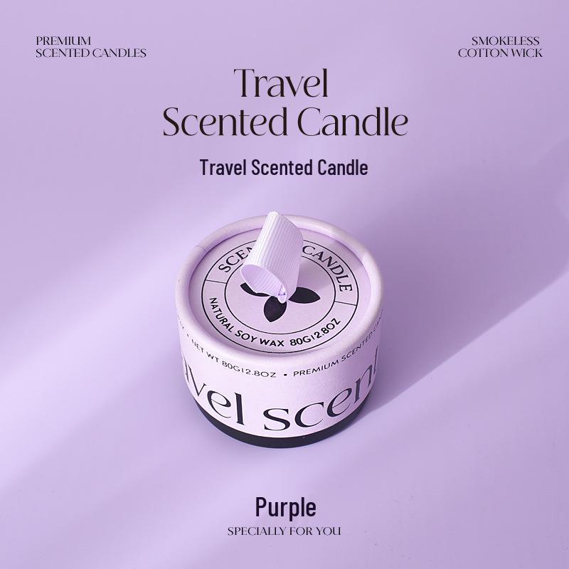 Manlepal Travel Tin Aroma Diffuser: Niche Fragrance Smokeless Candle for Bedroom, Long-Lasting Scent Souvenir