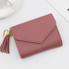 Trendy Women's Short Tassel Clutch with Card Holder & Coin Purse