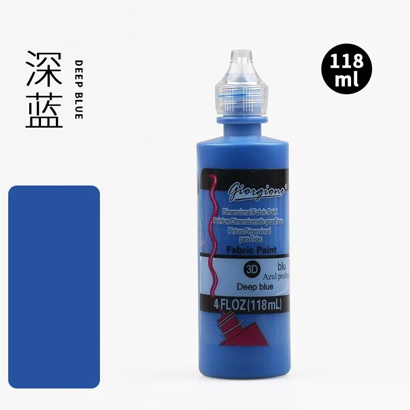 118ml Farbige Acrylfarbe 3D Dreidimensionale Farbe DIY Handbemalte Graffiti Textilfarbe