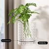 Self Watering Wall Planter Wall Mounted Flower Pot with Reservoir Drainage Holes Decorative Plant Pot for Indoor Room Outdoor Use