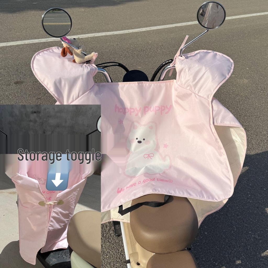 Electric Motorcycle Windshield Cover: Summer Sunshade, Rainproof, Thin Heat Insulation, Waterproof, UV Protection