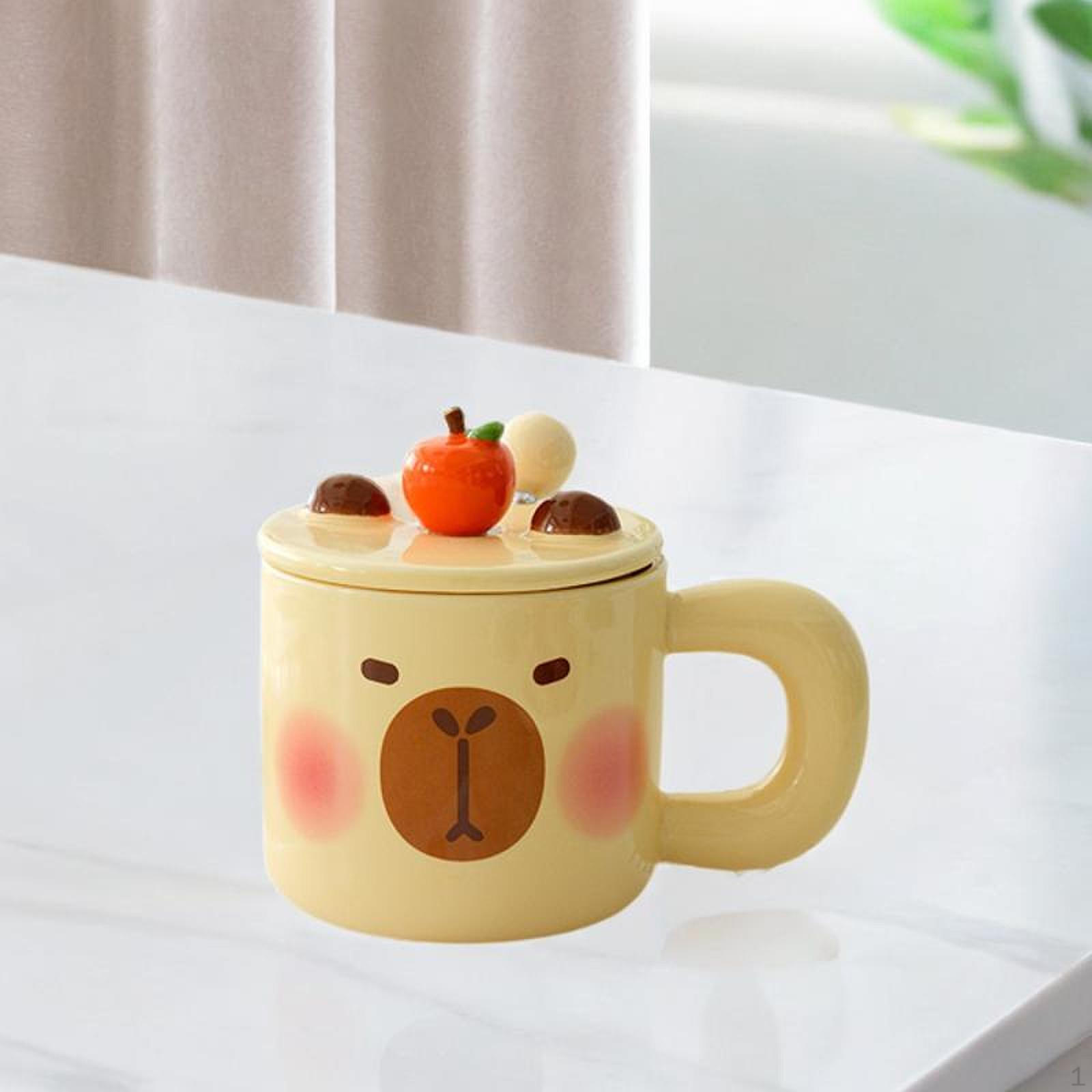 

Керамическая кружка для кофе, чая, молока для офиса, завтрака, отеля, дома жёлтый