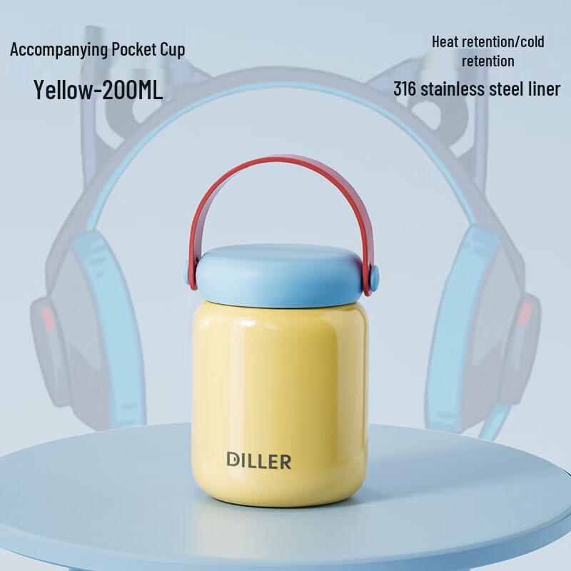 Diller 316 Stainless Steel Mini Pocket Thermos