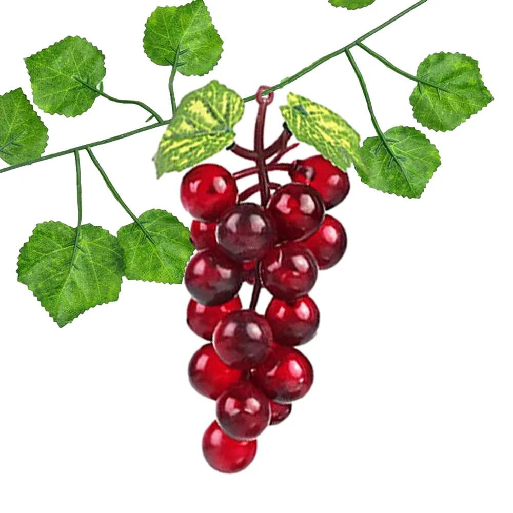 1pcs 18 Grape Simulation Fruit Home Decoration Photography Props And Ornaments