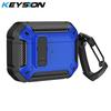 KEYSION Luxury Protective Earphone Case for AirPods Pro 3 2025 Soft TPU+PC Shockproof Cover With Switch Lock Mountaineering Hook