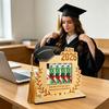 2026 Portadenaro per Laurea Supporto da Tavolo in Legno per Contanti Regali in Contanti Regali per la Classe del 2026 per Scuola Superiore Università
