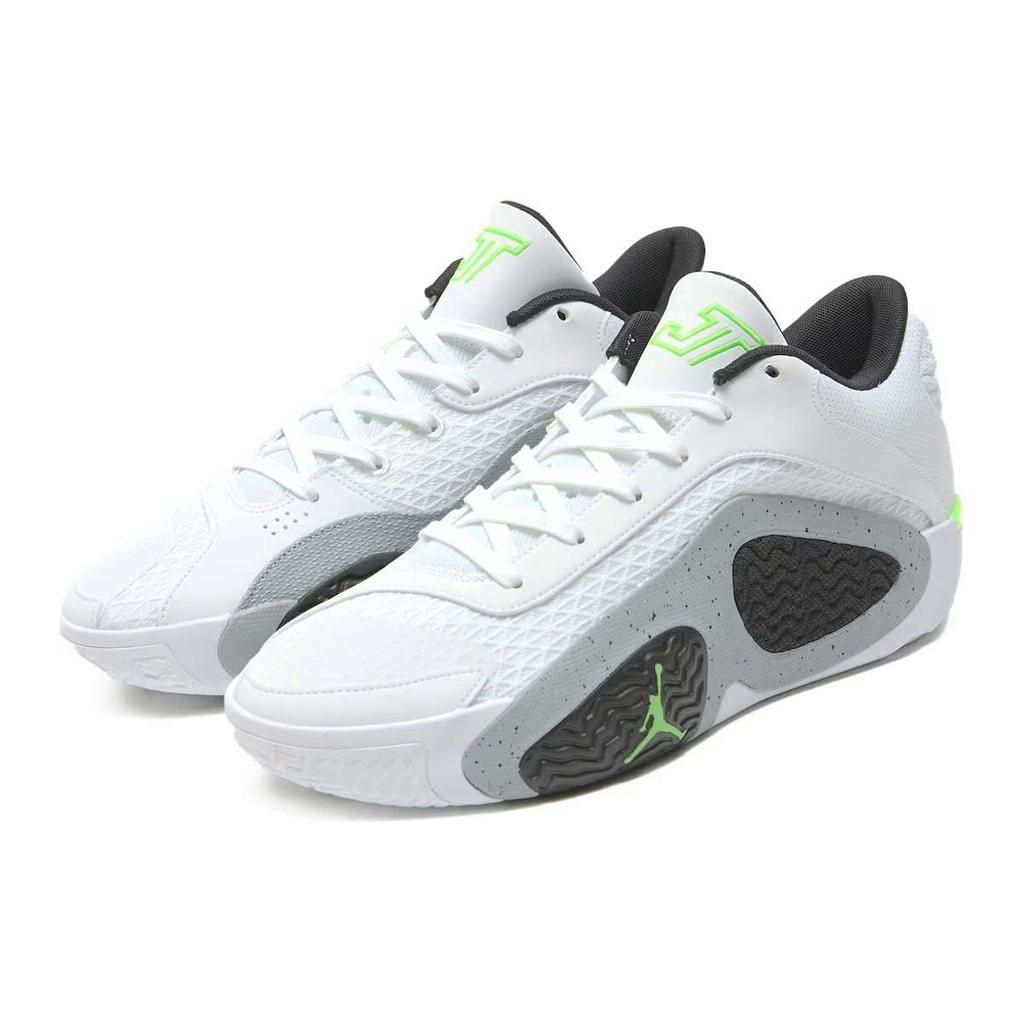 Air Jordan Tatum 2 Pf Legacy White Electric Green Black Wolf Grey FJ6458-100