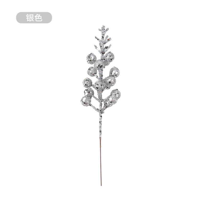 Plastic Christmas Flower Decorations Tree Ornamentation Festive Holiday Party Home Xmas Decoration Supplies