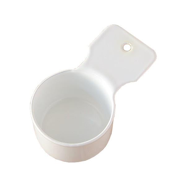 Takakuwa Metal Enamel Coffee Measuring Cup, Blanc, Short, 405855