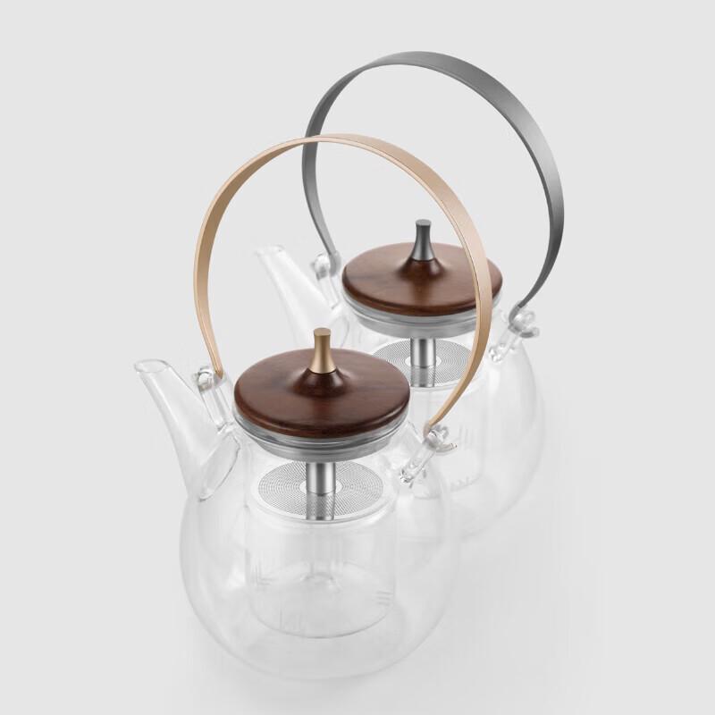 SAMADOYO 1000ml Glass Steaming Teapot