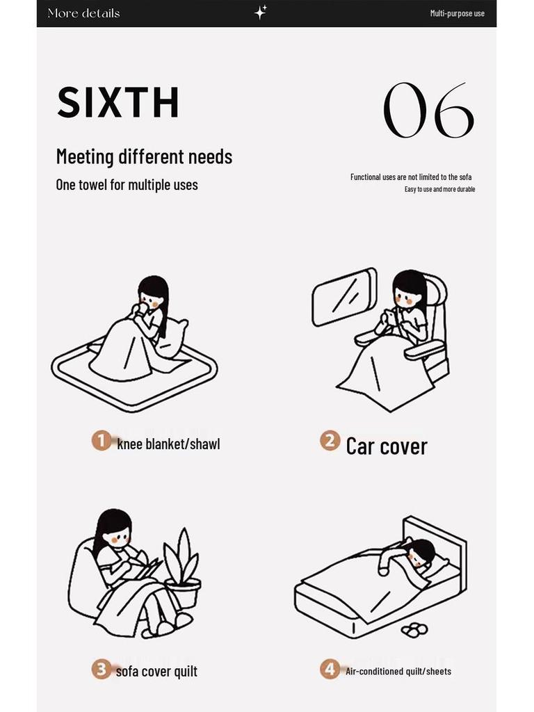 High-End Solid Color All-Season Non-Slip Anti-Scratch Sofa Cover