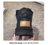 2025 Winter Kids' Mid-Calf Snow Boots: Thick Warm Velvet, Short Style for Girls and Boys