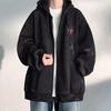 American Trendy Brand Men's Jacket Spring and Autumn 2026 New Sports Hooded Cardigan Sweater Boys Clothes Jacket