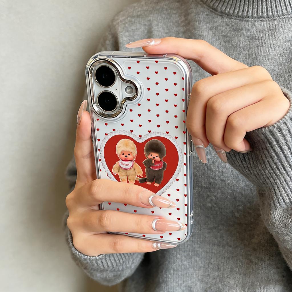 HEISS Süße Monchhichis Handyhülle Für Google Pixel 10 9 8 7 8A 9A XL Pro 4G 5G Transparent Weiche Silikon TPU Rückseite