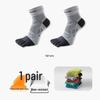 Herren- und Damen COOLMAX Zehensocken Schnelltrocknend Atmungsaktiv Schweißabsorbierend Wadenlang für Fitness und Outdoor-Laufen.