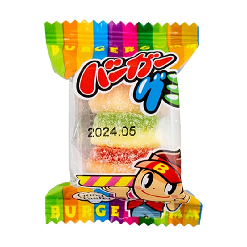 

Yaokin hamburger gummies ×60 bags Gummy Dagashi sweets large capacity