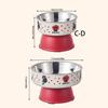 Elevated Dog Bowl Stand With Feeders Dishes For Most Dog Size Heavy Duty Food Dish