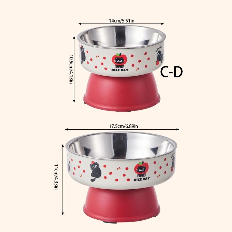 Elevated Dog Bowl Stand With Feeders Dishes For Most Dog Size Heavy Duty Food Dish