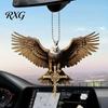 Versatile Hanging Ornament for Vehicles Eagle Acrylic Car Ornament, 2D Flat Personalized Mirror Charm Rearview Decor, Lightweight Auto Interior