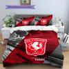FC Twente Pattern Bedding Quilt Set  Home Decoration  Gift (1 * Duvet Cover + 2 * Pillowcase  Without Core).xwn