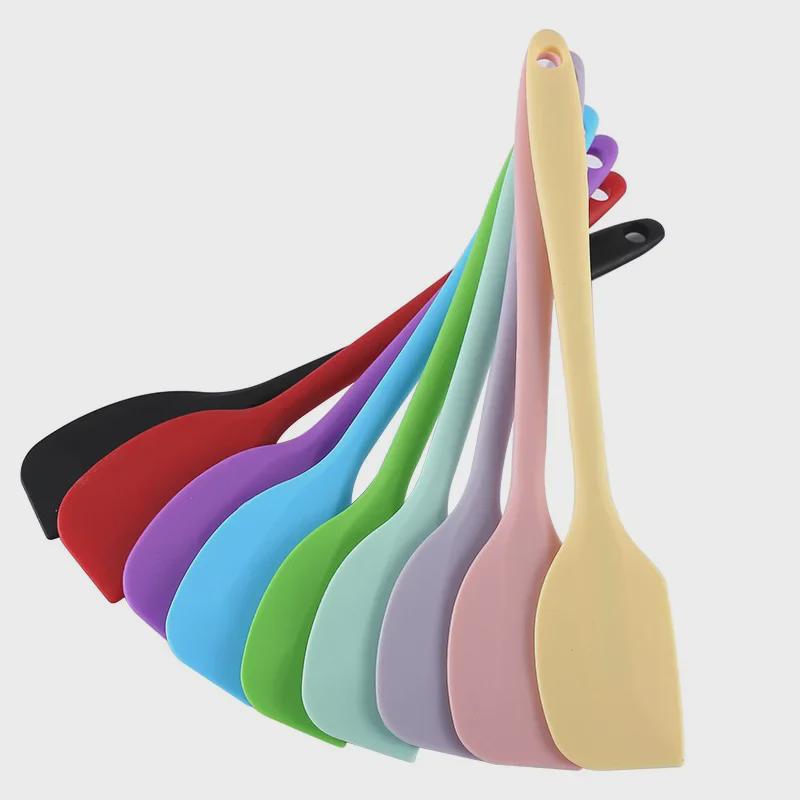 Heat-Resistant Silicone Scraper Set – Large & Small Baking Spatulas