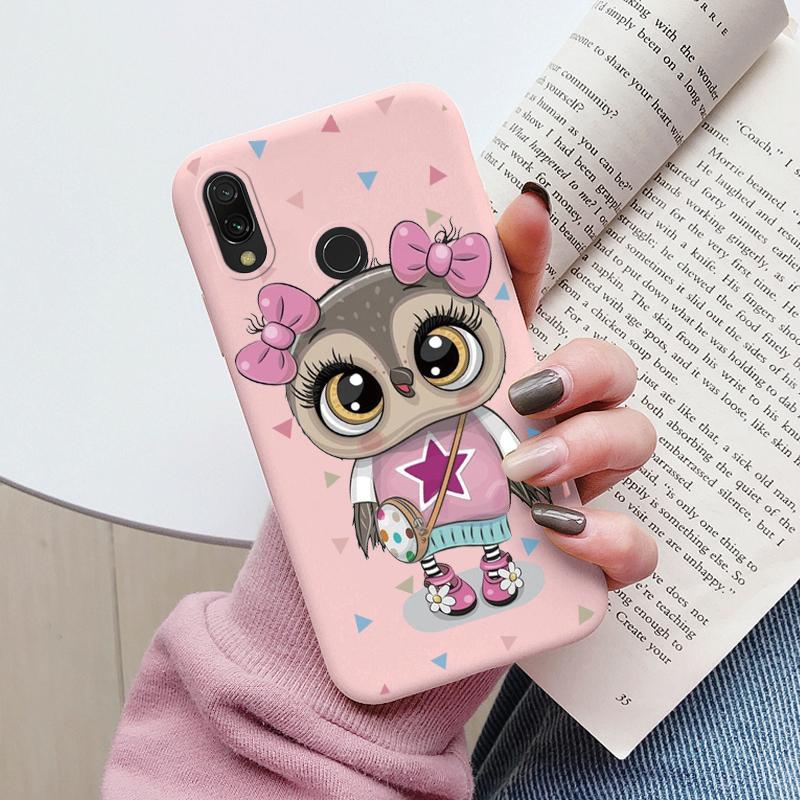 Heart Flower Case For Redmi Note 7 7S Pro Phone Cute Silicone Shockproof Soft Coque For Redmi Note 8 9 Shell Cartoon Girls Cover