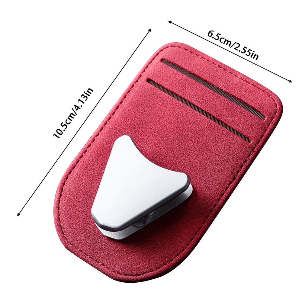 Car Visor Sunglasses Holder Eyeglass Hanger Clip Multifunctional Mount For Women Men Automotive Visor Accessories Gadgets