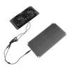 Solar Powered Exhaust Fan 10W 18V ABS Windproof Rainproof Solar Panel Dual Fan Ventilator Kit for Pe