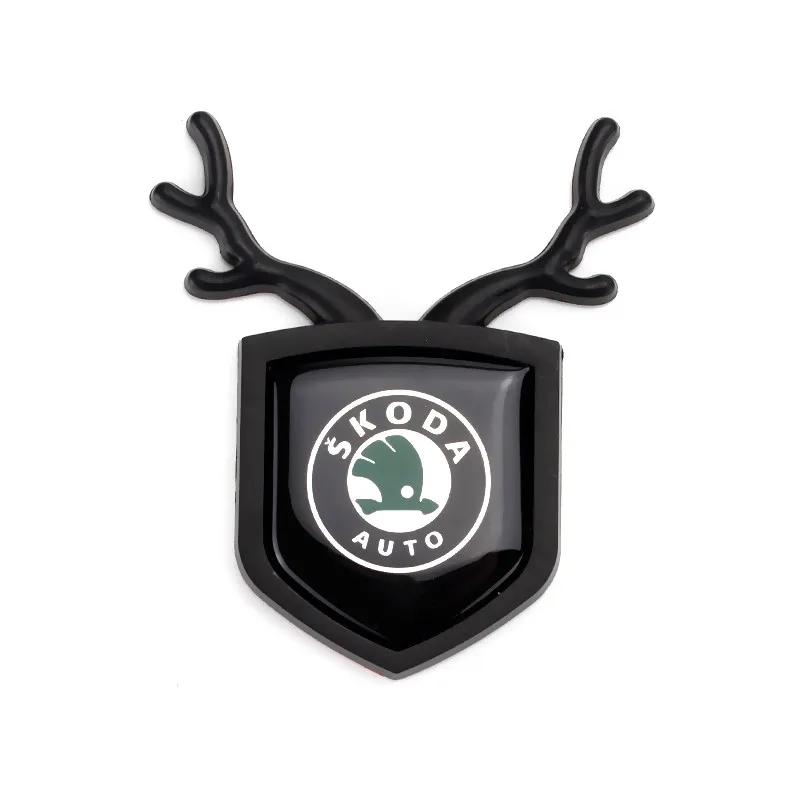 Naklejka na szybę samochodową Odznaka na bagażnik do logo Skoda Kodiaq Rapid Yeti Octavia 3 Fabia Superb 2 Kodiak Citigo Felicia Karoq Kamiq Scala fsvr64