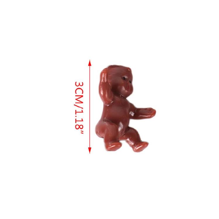 10PCS Mini Model Baby Figure Pretend for Play Ornament Hobby Collection Figurine