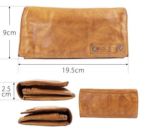 Police Long Wallet 0288 Lavare [01] Black