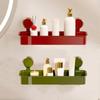Wall Mounted Suction Cup Storage Rack Draining Toilet Shampoo Holder Shower Storage Rack  Bathroom