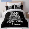 Fatherandson Customize Your Name Duvet Cover Soft Bedding Set For Bedroom Guest Room And Dorm Decoration Threepiece Set Includes 1 Duvet Cover 2