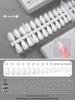 Ultra-Thin Seamless False Nails: Full & Half Cover No-Buff Nail Art Patches for Salons