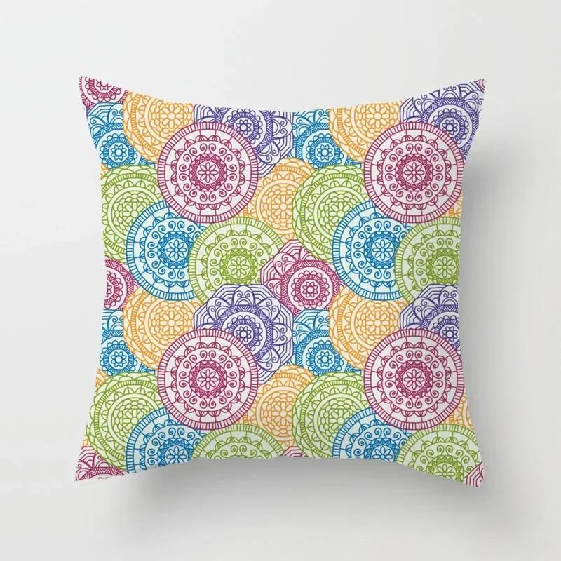 Mandala Sofakissenbezug Kissenbezug Bett Zuhause Wohnzimmer Auto Büro