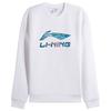 Li Ning Sweatshirts Men's White Crew Neck Moderate AWDVH37-6