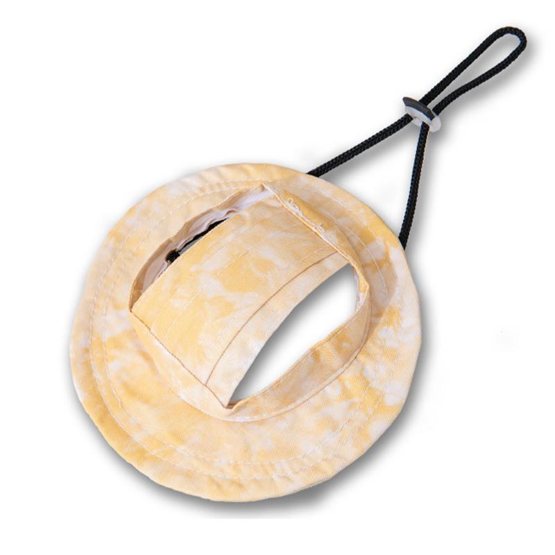 Cappello da Sole Estivo per Gatti con Fori per le Orecchie - Carino Cappellino da Pescatore per Gattini Per Protezione UV Traspirante Cappellino da Sole da Esterno per Gatti