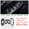Car Inner Door Armrest Window Glass Lift Switch Button Panel Cover Trim Stainless Accessories For Chevrolet Equinox 2017 -